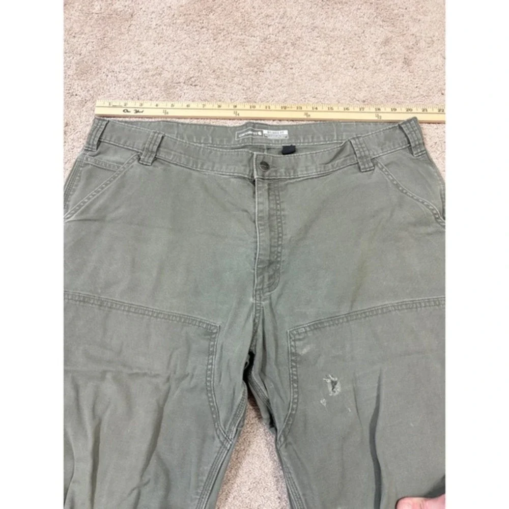 Carhartt BN2802 M Relaxed Fit Work‎ Utility Pants Khaki Green Men Size 42x32